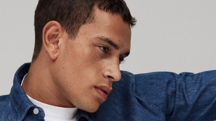 Raith Clarke fronts the FK Jeans campaign for Filippa K.