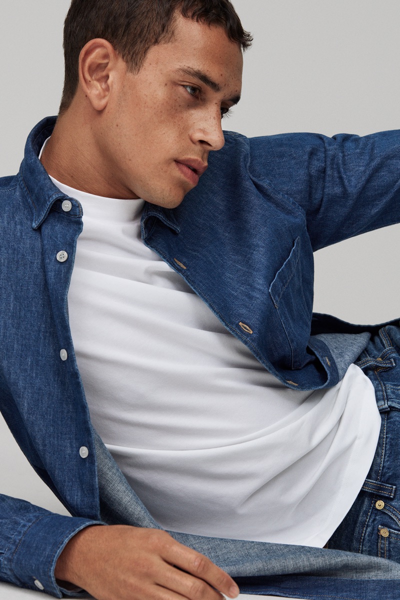 Raith Clarke fronts the FK Jeans campaign for Filippa K.