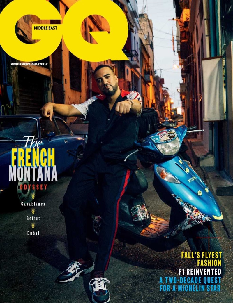 French Montana covers the November 2018 issue of GQ Middle East.