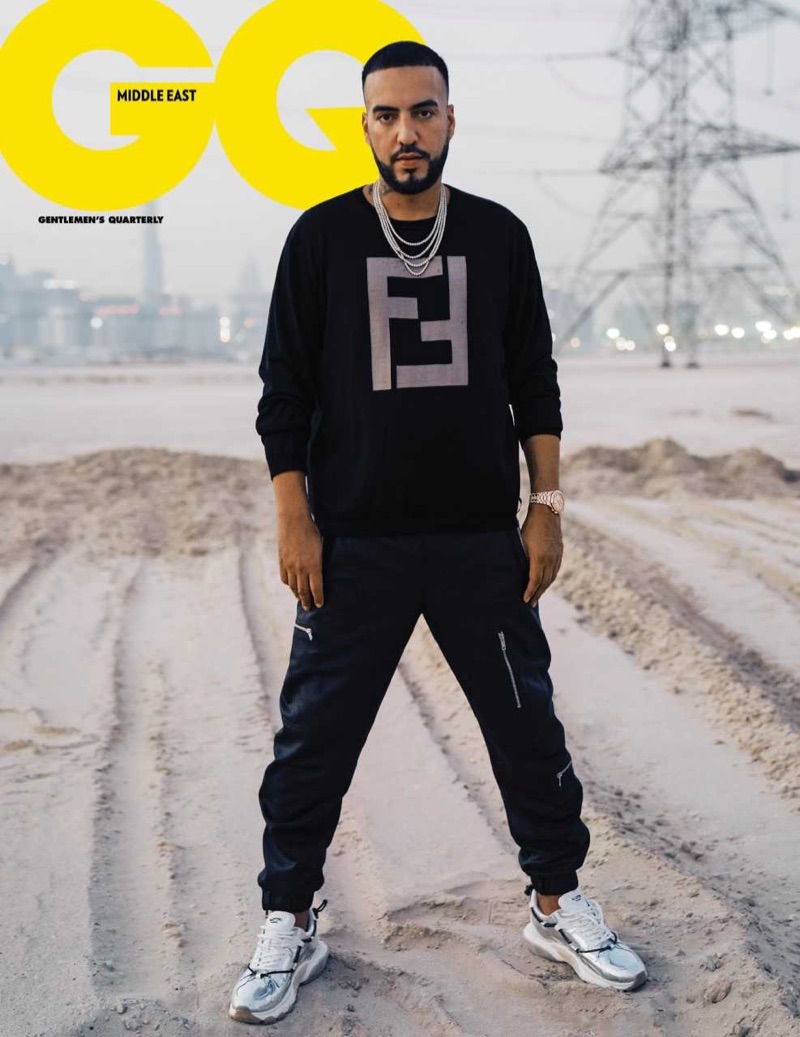 GQ Middle East taps French Montana as its November 2018 cover star.