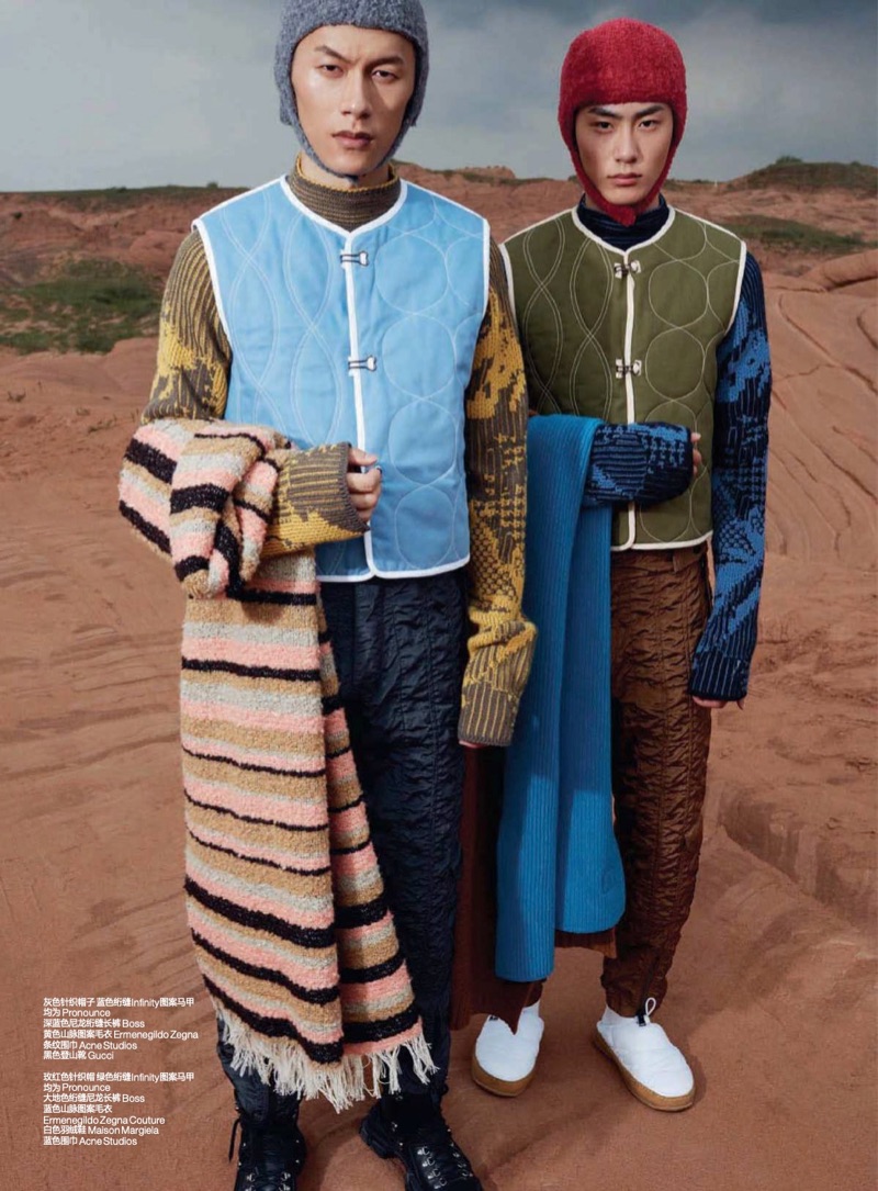 GQ China 2018 Editorial On the Cliff 005