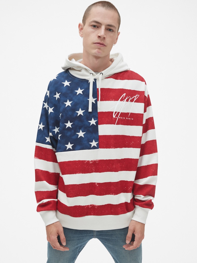 Gap + GQ Balmain Pullover Hoodie