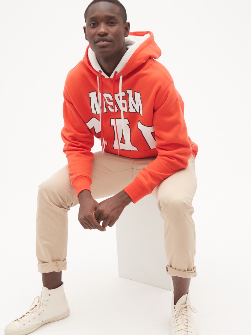 Gap + GQ MSGM Pullover Hoodie