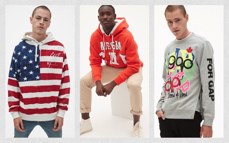 GQ x Gap Designer Sweatshirt Collaboration