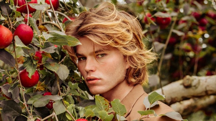 Jordan Barrett Embraces Rustic Autumn Style with VMAN