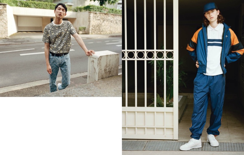 Retro style finds a place as inspiration for Lacoste L!ve's spring-summer 2019 collection.