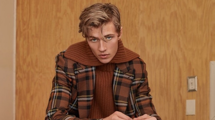 Lucky Blue Smith Dons Prints for Vogue Man Arabia Cover Story
