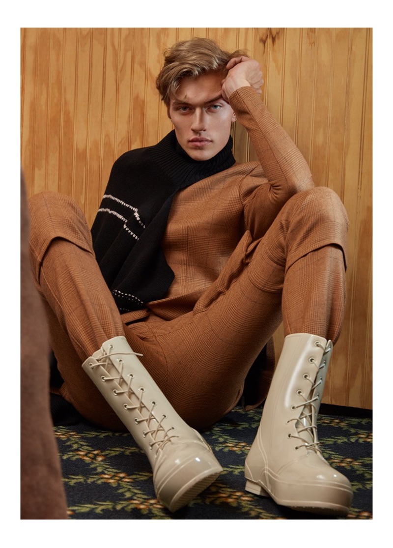 Lucky Blue Smith stars in a new cover story for Vogue Man Arabia.