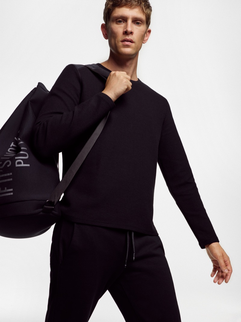 Marc O'Polo enlists Mathias Lauridsen to model its Black Fashion Week capsule collection.