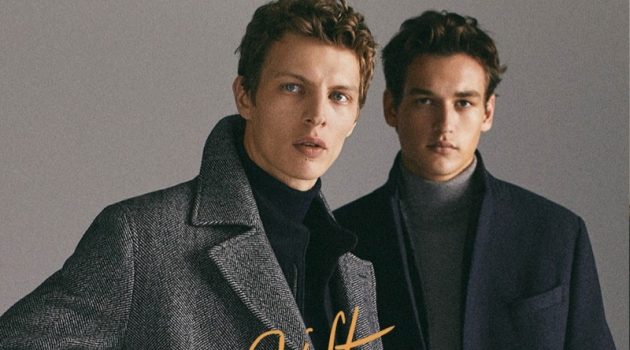 Tim Schuhmacher & Jegor Venned Inspire in Massimo Dutti Holiday '18 Gift Guide Models Tim Schuhmacher and Jegor Venned star in Massimo Dutti's holiday 2018 gift guide.