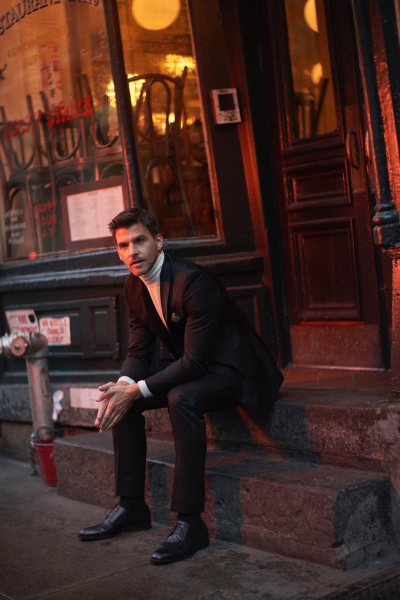 Hunter & Gatti photograph Johannes Huebl for Massimo Dutti.