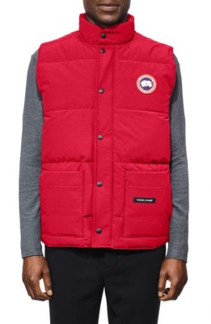 Men's Canada Goose Freestyle Regular Fit Down Vest, Size X-Small - Red Men's Canada Goose Freestyle Regular Fit Down Vest, Size X-Small - Red