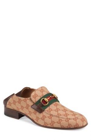 Men's Gucci Horsebit Collapsible Leather Loafer, Size 7US / 6UK - Brown Men's Gucci Horsebit Collapsible Leather Loafer, Size 7US / 6UK - Brown