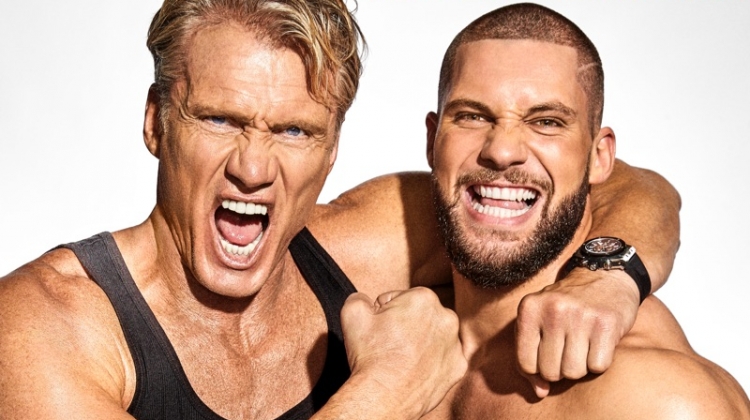 Creed II Stars Dolph Lundgren & Florian Munteanu Cover Men's Health