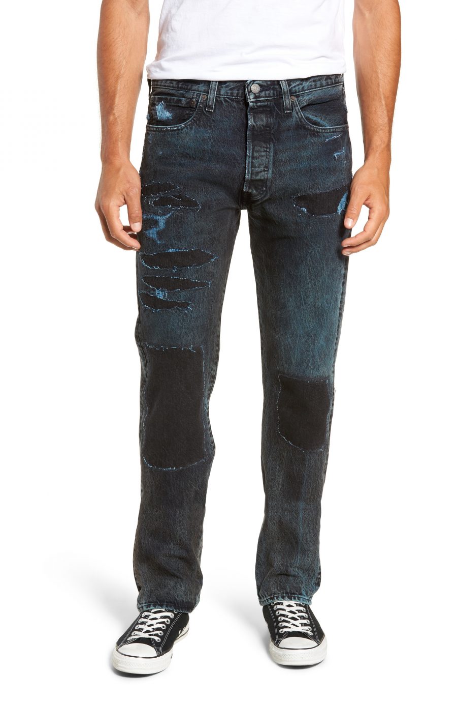 Men’s Levi’s 501 Straight Leg Jeans, Size 29 x 32 – Blue | The Fashionisto