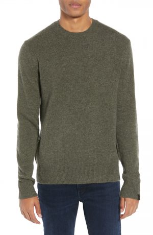 Men's Rag & Bone Haldon Regular Fit Cashmere Sweater, Size Small - Green Men's Rag & Bone Haldon Regular Fit Cashmere Sweater, Size Small - Green