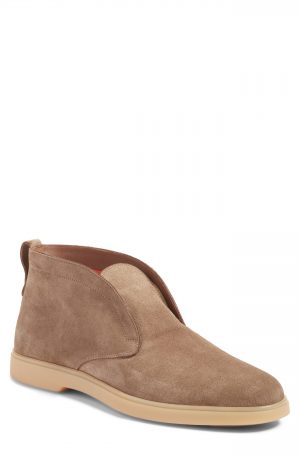 Men's Santoni Gus Laceless Chukka Boot, Size 8 D - Beige Men's Santoni Gus Laceless Chukka Boot, Size 8 D - Beige