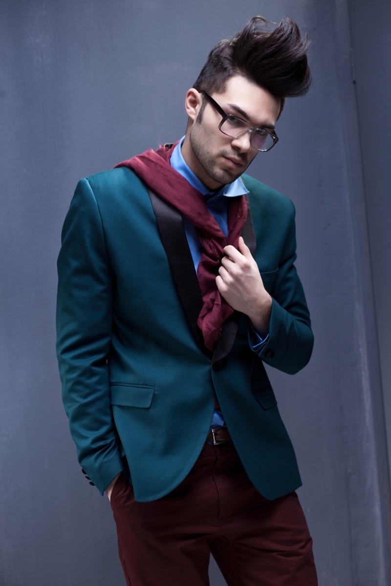 Men's Style Image Colorful Blazer