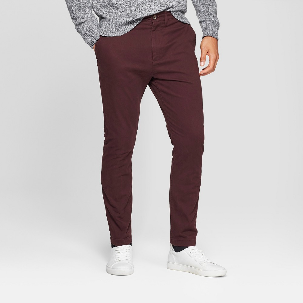 purple chinos mens