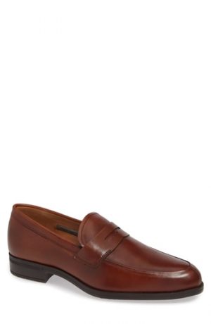 Men's Vince Camuto Iggi Penny Loafer, Size 8 M - Brown Men's Vince Camuto Iggi Penny Loafer, Size 8 M - Brown