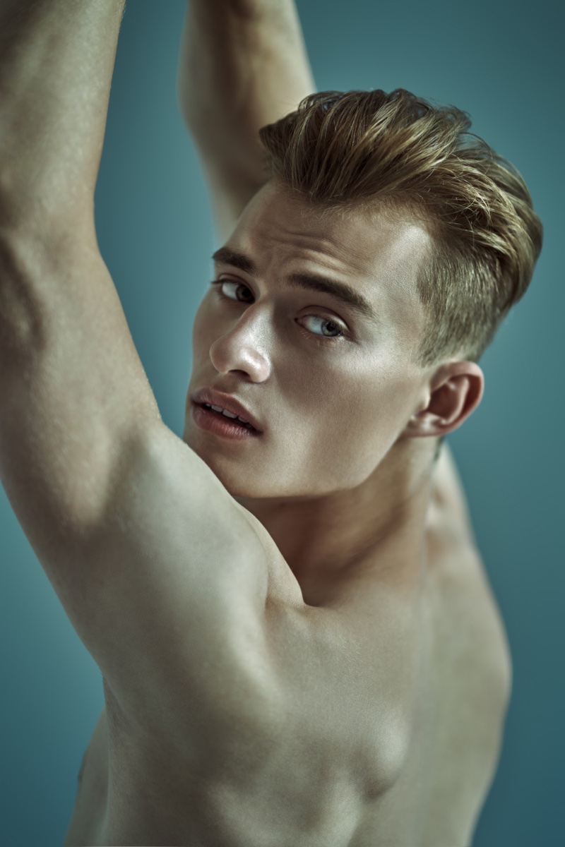 Model Portrait Shirtless