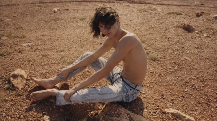 Diogo Guerreiro Takes to Desert for Off-White Resort ’19 Denim Campaign