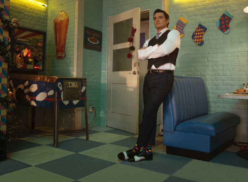 Happy Socks taps actor Pedro Pascal as the star of its holiday 2018 campaign.