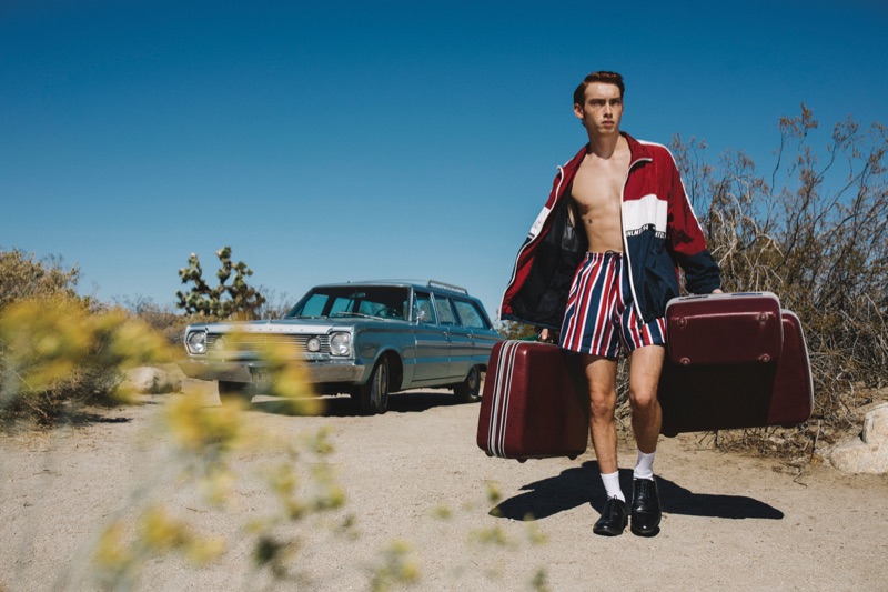 Cole Sprouse photographs Brandon Sharp in fashions from Primark's spring-summer 2019 collection.