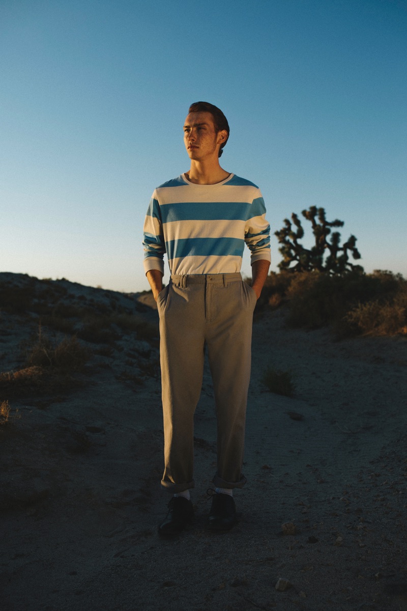 Primark enlists Brandon Sharp to star in its spring-summer 2019 outing.
