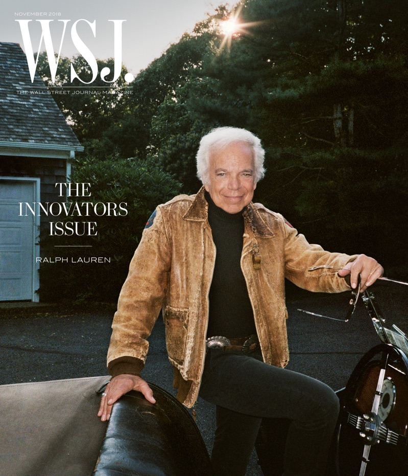 Ralph Lauren covers the November 2018 issue of WSJ. magazine.