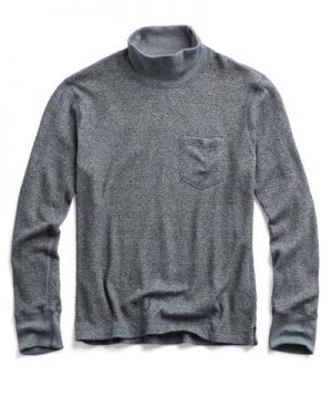 Rice Thermal Turtleneck in Black Mix Rice Thermal Turtleneck in Black Mix