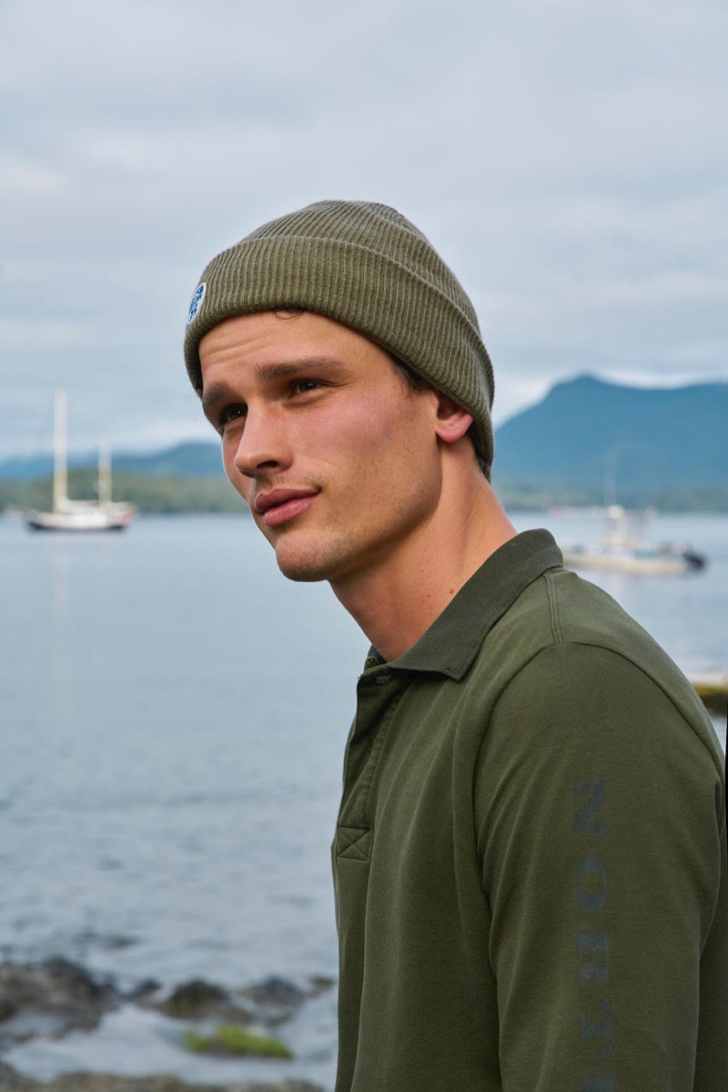 Simon Nessman stars in North Sails' fall-winter 2018 campaign.