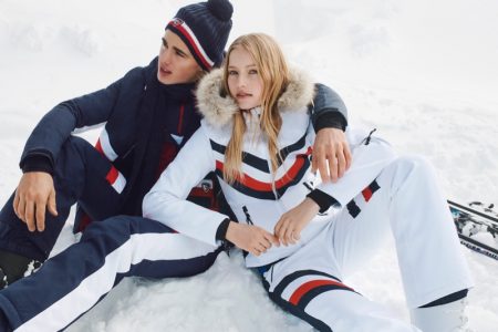 Pietro Boselli & Désiré Mia Embrace Winter Style for Tommy x Rossignol Campaign