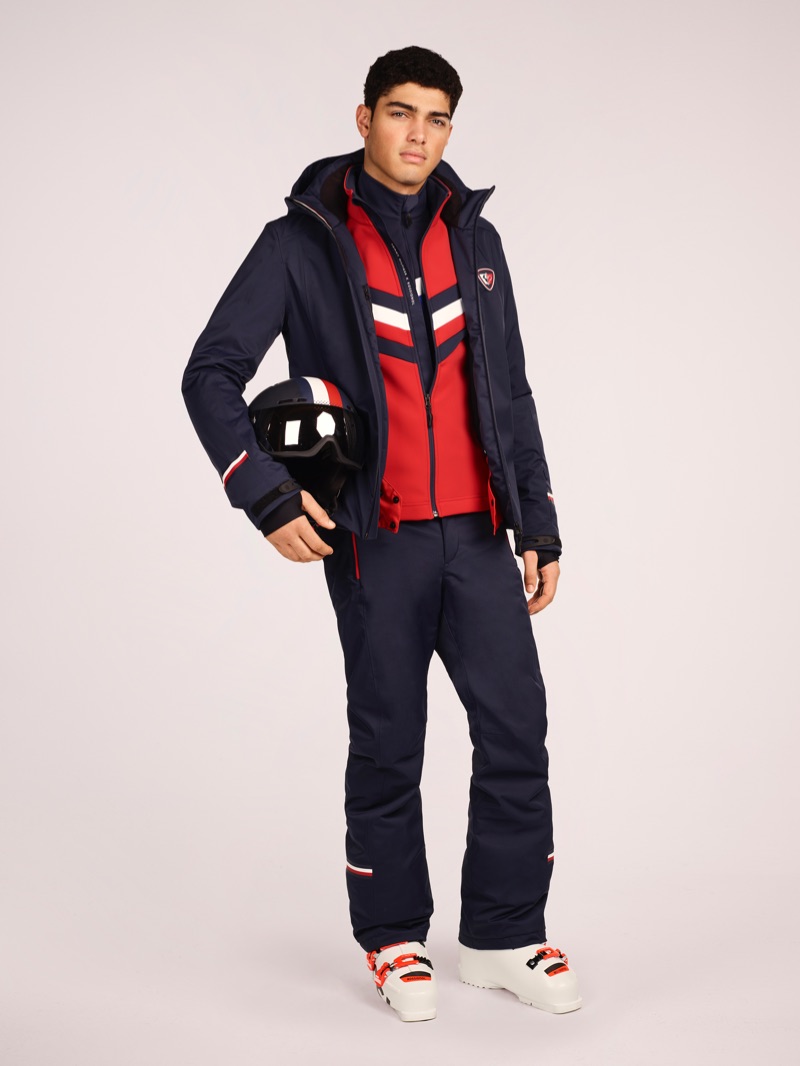 Torin Verdone is front and center for the Tommy x Rossignol lookbook.