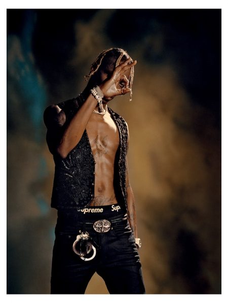 Travis Scott 2018 LOfficiel Hommes Italia 008