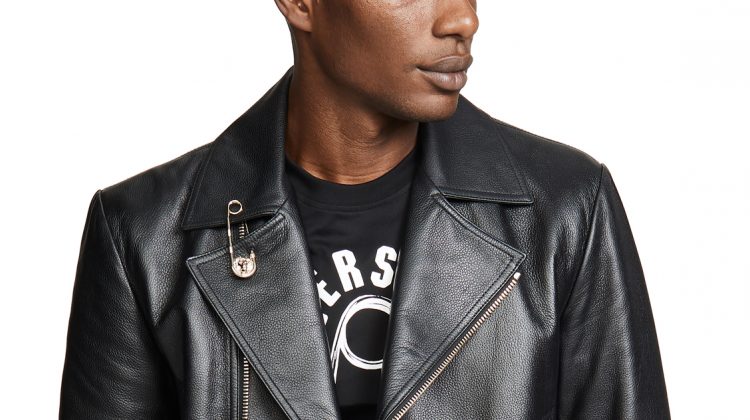 Versus Versace Leather Moto Jacket