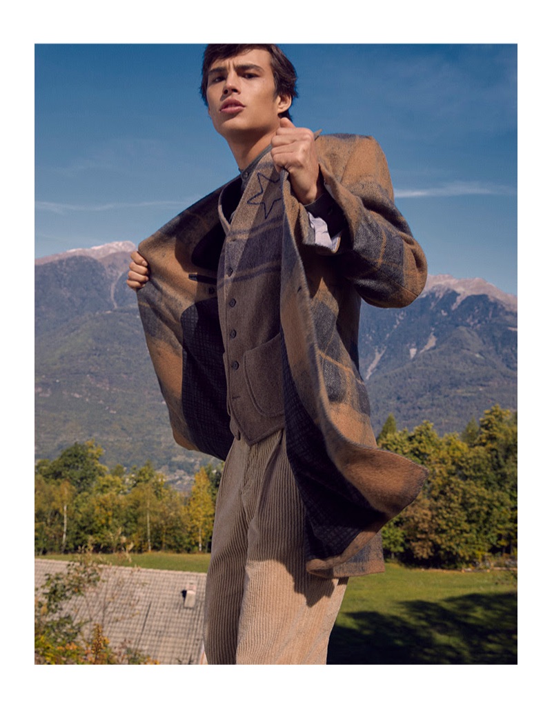 Embracing western style, Louis Baines connects with YOOX for a new fashion edit.