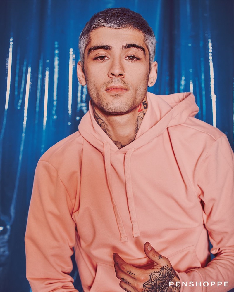 Front and center, Zayn Malik appears in Penshoppe's holiday 2018 campaign.