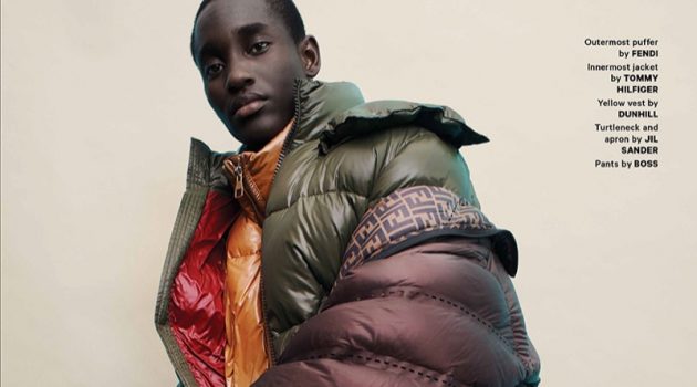 Charles Oduro is 'On a Cloud' in Puffers for Essential Homme Charles Oduro is 'On a Cloud' in Puffers for Essential Homme