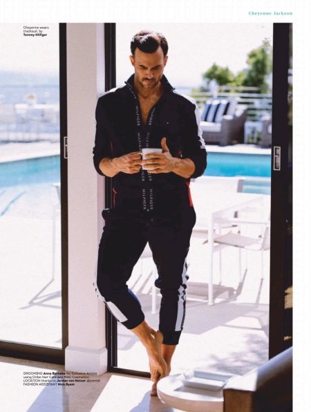 Cheyenne Jackson 2018 Attitude Cover Shoot