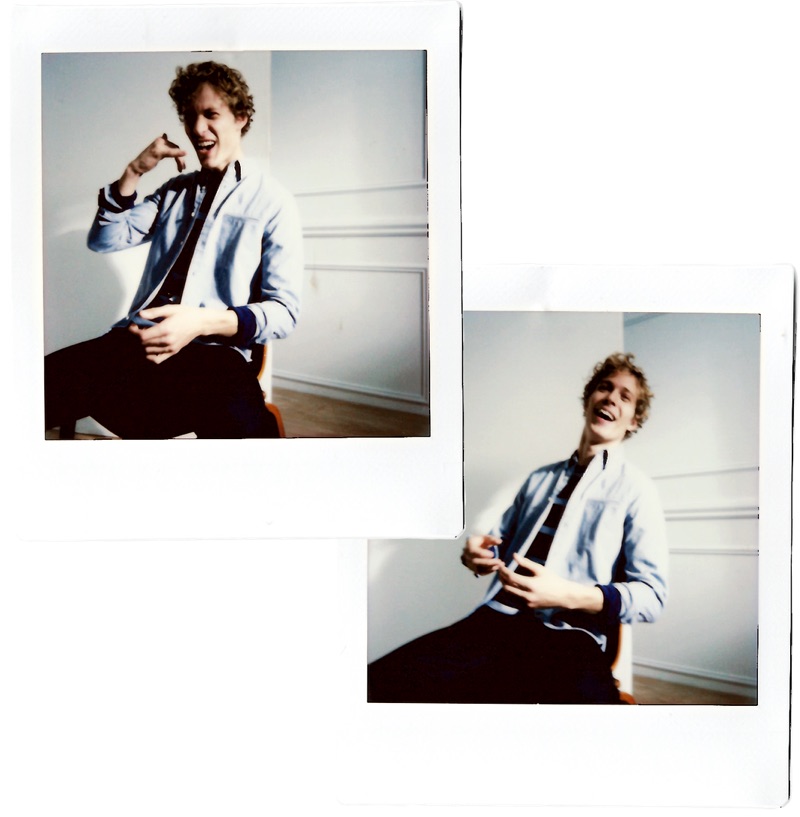 All smiles, Sven de Vries stars in a style outing for Club Monaco.