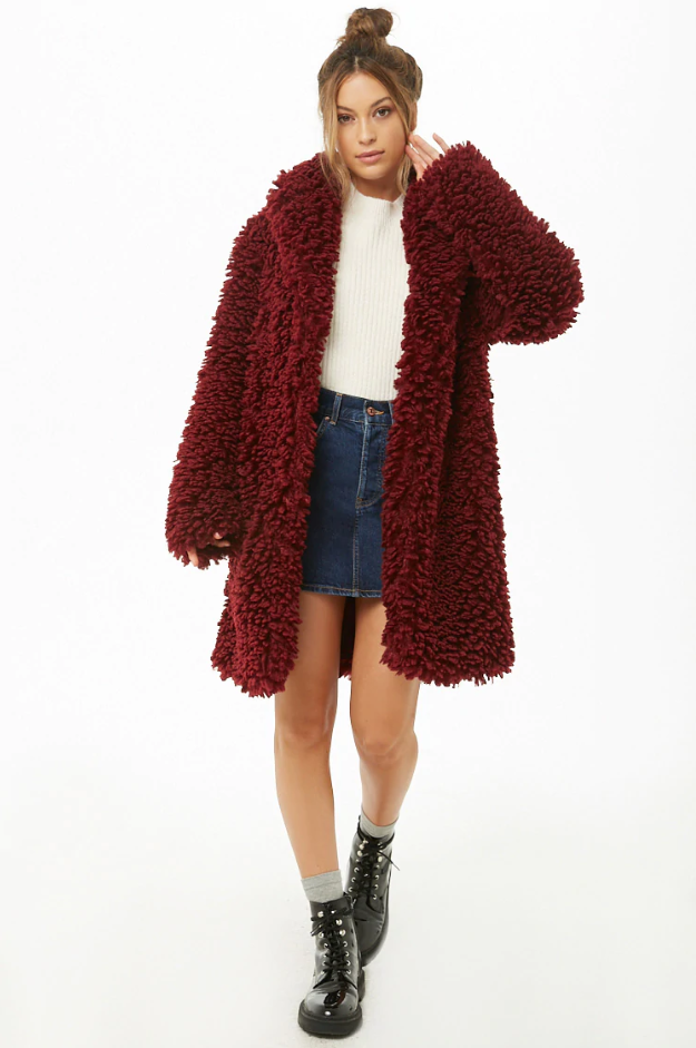 Forever 21 Fuzzy Coat