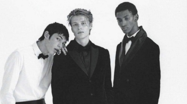 Three's a Party: Claude Morgan, Myles Dominique & Hugh Laughton-Scott for GQ Australia Three's a Party: Claude Morgan, Myles Dominique & Hugh Laughton-Scott for GQ Australia