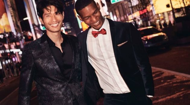 Brad Allen & Daniel Liu Are 'Party Perfect' for H&M Dressed to impress, models Daniel Liu and Brad Allen wear formal styles by H&M.