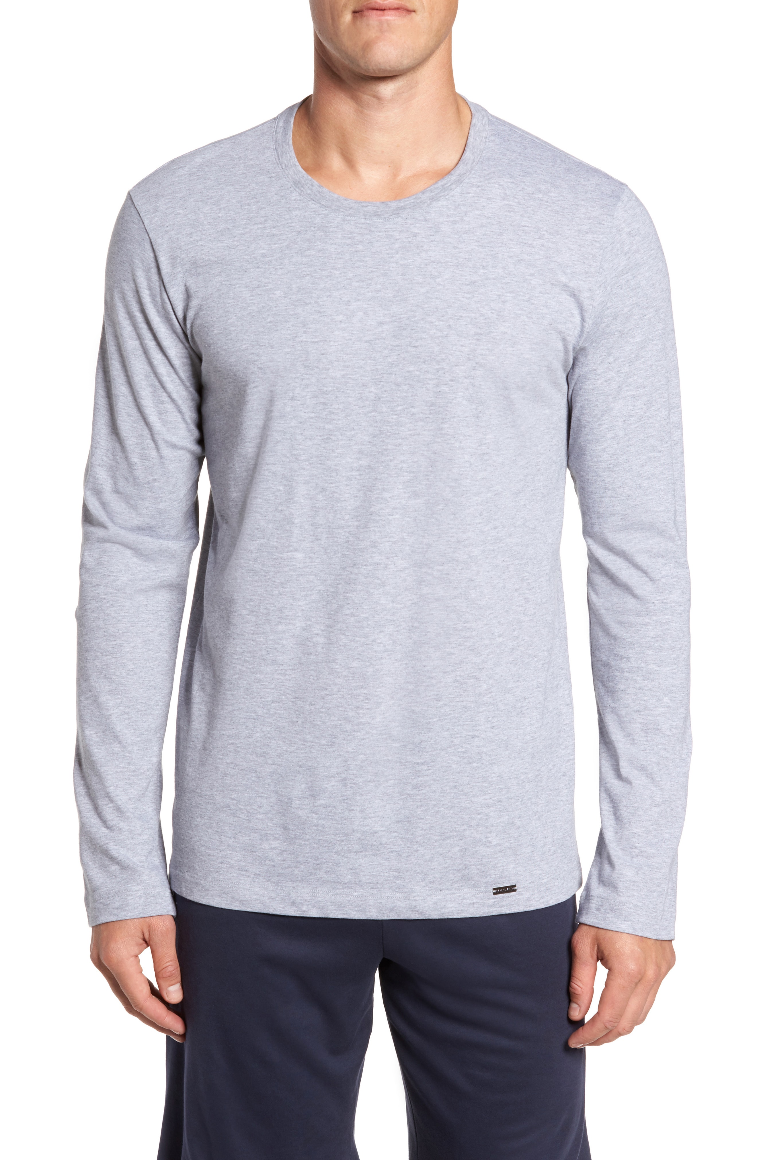 Men’s Hanro Living Long Sleeve T-Shirt, Size Small – Grey | The Fashionisto