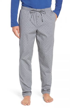 Men's Hanro Loran Cotton Lounge Pants, Size Small - Blue Men's Hanro Loran Cotton Lounge Pants, Size Small - Blue