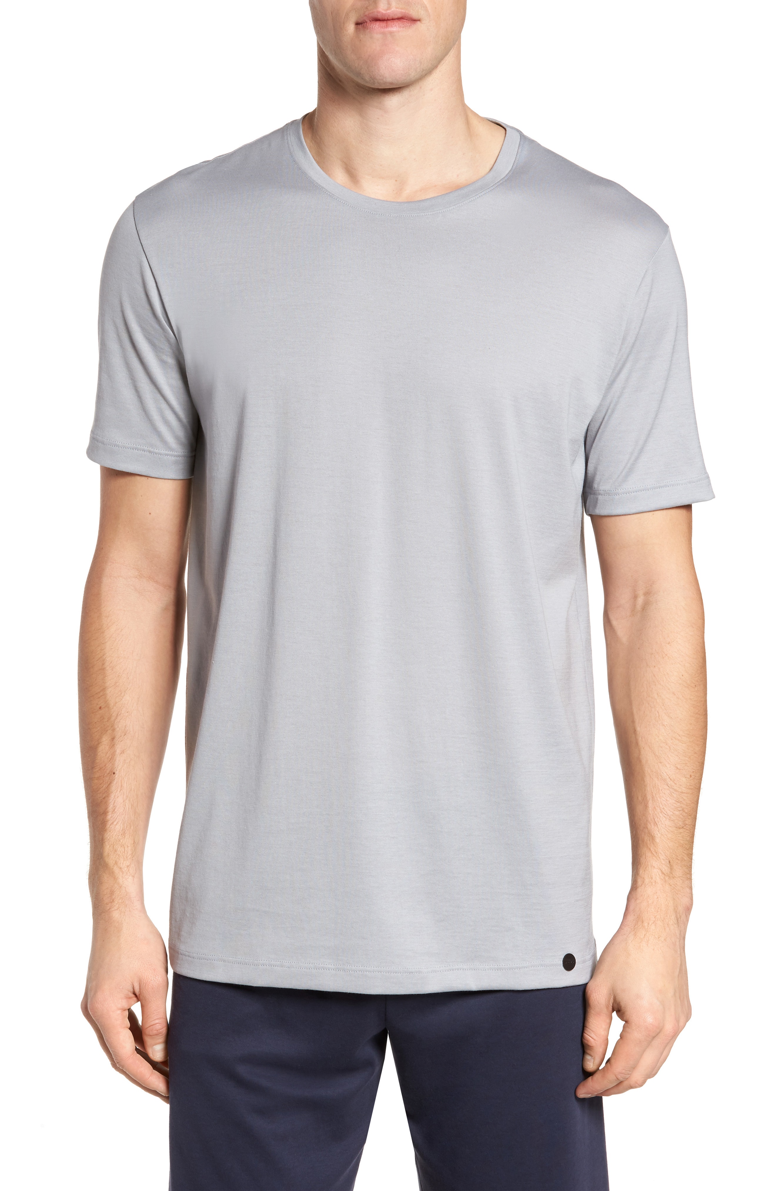 Men’s Hanro Night & Day Crewneck T-Shirt, Size Medium - Grey | The ...