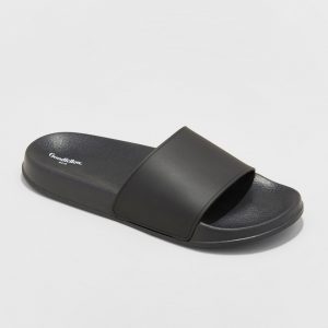 Men's Rickey Slide Sandals - Goodfellow & Co Black S Men's Rickey Slide Sandals - Goodfellow & Co Black S