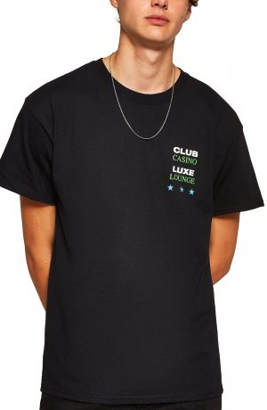 Men's Topman Trinity Print T-Shirt, Size Large - Black Men's Topman Trinity Print T-Shirt, Size Large - Black