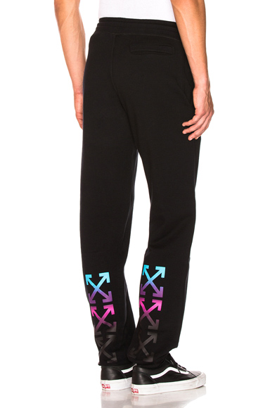 off white gradient sweatpants